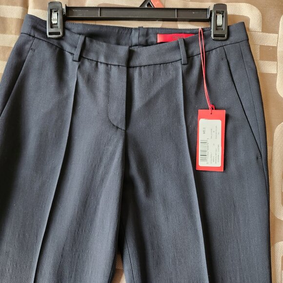 HUGO BOSS DARK BLUE WOMAN CLASSIC DRESS PANTS NEW SIZE 6 (FOR SIZE 2-4) - Picture 2 of 16